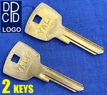Dpcd Logo 2 Vintage Yale Key Blank, 1957-1963 Dodge Car Ignition Door 1704K. Fixed Price $19.95.