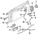 Genuine Nissan Cylinder Rod 80522-34A00. Fixed Price $10.26.
