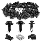 Gooacc 60PCS Rear Bumper Cover Push-type Retainer Fender Wheel Housing U-nut .... Fixed Price $22.39.