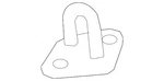 Genuine Nissan Lift-gate Lock Striker Plate 90570-JM00A. Fixed Price $37.94.