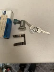 Nos 79 82 Mustang Left Door Lockset D9ZZ-6621985-A. Fixed Price $25.00.