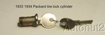 1933 1934 Packard Tire Lock Cylinder With Keys Nos Original Briggs. Fixed Price $50.00.