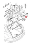 Audi A4 Avant S4 Push Button For Electric Lid Lock Actuator 3V0827566M 17-19. Fixed Price $549.96.