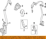 Chrysler Oem 13-18 1500 Front Seat Belts-outer Buckle 1WM991X9AC. Fixed Price $95.20.