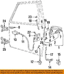 Ford Oem 85-04 Bronco Front Door Hardware-cyl Keys Retainer F58Z1622023AA. Fixed Price $6.50.