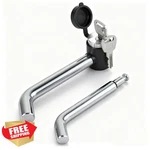 Toptow 63530 Trailer Hitch Lock Receiver 1/2" 5/8" Chrome. Fixed Price $27.99.