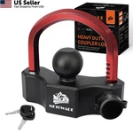 Metoware Universal Trailer Hitch Locks, Adjustable 1 Pack, Black-red. Fixed Price $54.66.