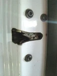 2013 Ford E350SD Super Duty Right Passenger Rear Back Door Latch Assembly. Fixed Price $103.00.