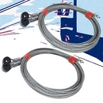 4PC 130" 1/4" Nylon Eyelet 7X7 Galvanized Steel Ramp Door Lift Cable TG-913041. Fixed Price $43.08.