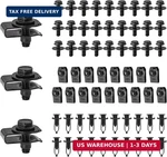 Ohleats 70 Pcs Car Engine Under Cover Splash Shield Guard Body Bolts, Auto Bumpe. Fixed Price $10.30.