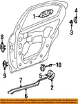 Chrysler Oem 00-05 Neon Rear Door Lock Hardware-upper Hinge 4783788AE. Fixed Price $29.97.