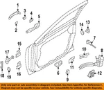 Hyundai Oem 11-15 Equus Lock Hardware-rear Door-cover Right 826623N000. Fixed Price $17.21.