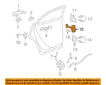 Gm Oem 10-17 Equinox,terrain Rear Lock Hardware-door Check 20941733. Fixed Price $46.83.