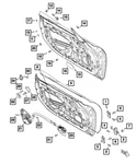 Genuine Mopar Door Striker 68315404AA. Fixed Price $13.69.