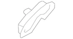Genuine Mazda Door Lock Striker Plate F151-72-361A. Fixed Price $62.05.