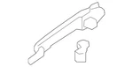 Genuine Mazda Exterior Door Handle NE52-59-410D-PZ. Fixed Price $217.04.
