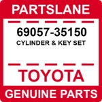 69057-35150 Toyota Oem Genuine Cylinder & Key Set. Fixed Price $63.89.