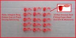 15 Red Grease Caps! Fits Mopar Dodge Charger Challenger Cuda & Body. Fixed Price $29.50.