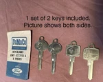 Oem Trunk And Glove Box Key Blank 1952-1964 Mercury Comet Montclair Monterey 63. Fixed Price $29.99.