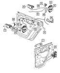 Genuine Mopar Inside Lock To Latch Link Left 55395813AA. Fixed Price $14.29.