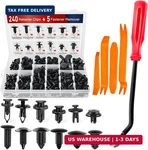 Nilight 240PCS Bumper Retainer Clips, Car Plastic Rivets Fasteners Remover Push. Fixed Price $21.85.