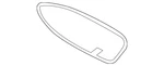 Genuine Porsche Exterior Door Handle Gasket 997-537-638-01. Fixed Price $7.76.
